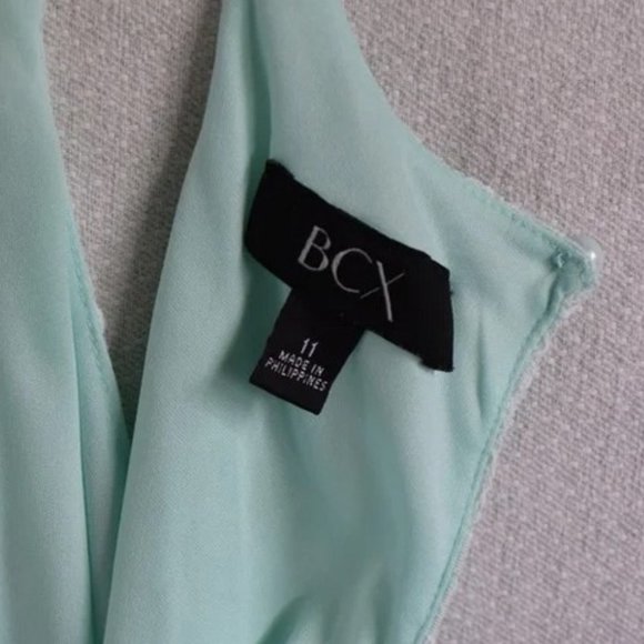 BCX Mint High-Low Lace Keyhole Dress, 11 - Picture 4 of 6